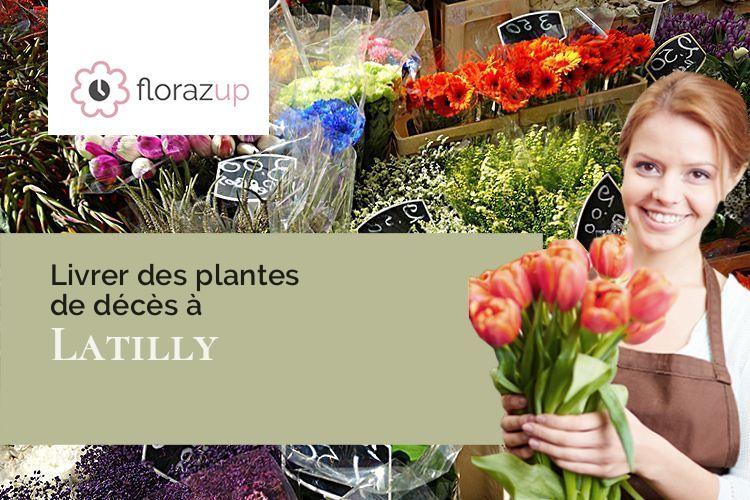 créations florales pour un décès à Latilly (Aisne/02210)