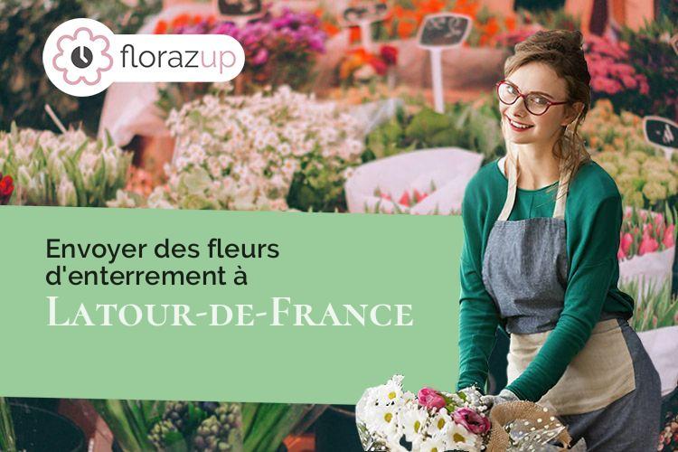 bouquets de fleurs pour un décès à Latour-de-France (Pyrénées-Orientales/66720)