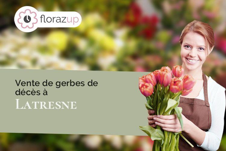 créations de fleurs pour un enterrement à Latresne (Gironde/33360)