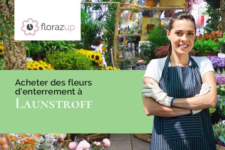 créations florales pour des funérailles à Launstroff (Moselle/57480)