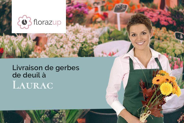 coupes de fleurs pour un décès à Laurac (Aude/11270)