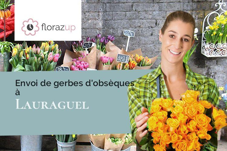 coeurs de fleurs pour un deuil à Lauraguel (Aude/11300)