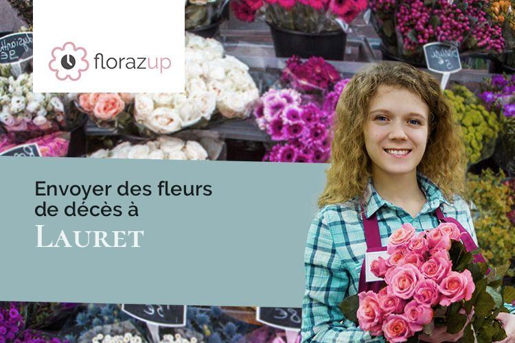 coupes de fleurs pour un deuil à Lauret (Hérault/34270)