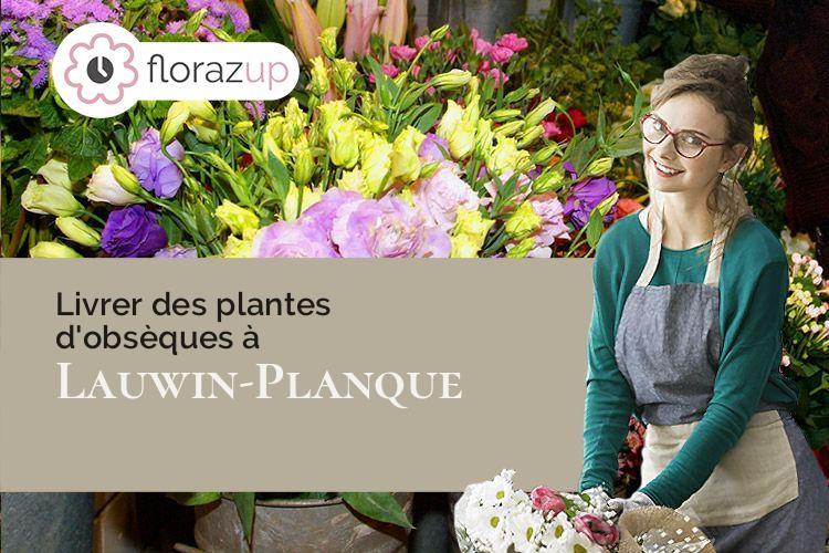 créations florales pour un enterrement à Lauwin-Planque (Nord/59553)