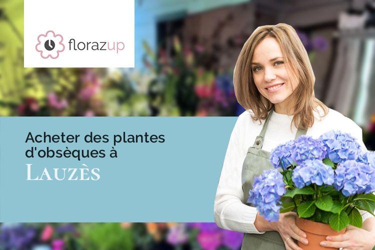 créations de fleurs pour un enterrement à Lauzès (Lot/46360)
