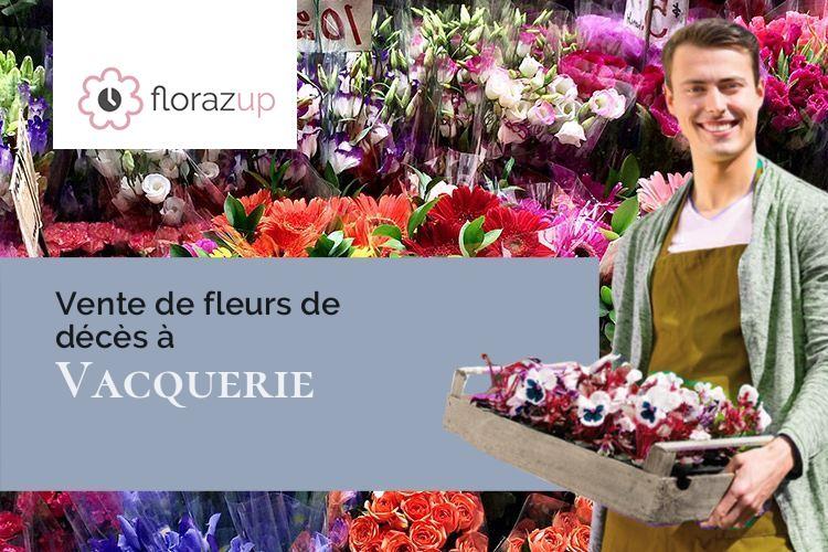 créations de fleurs pour une crémation à Vacquerie (Oise/60120)