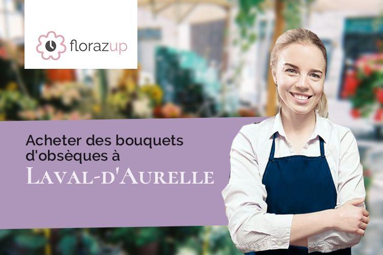 fleurs deuil pour une crémation à Laval-d'Aurelle (Ardèche/07590)