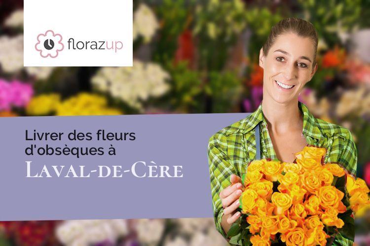 créations de fleurs pour un décès à Laval-de-Cère (Lot/46130)