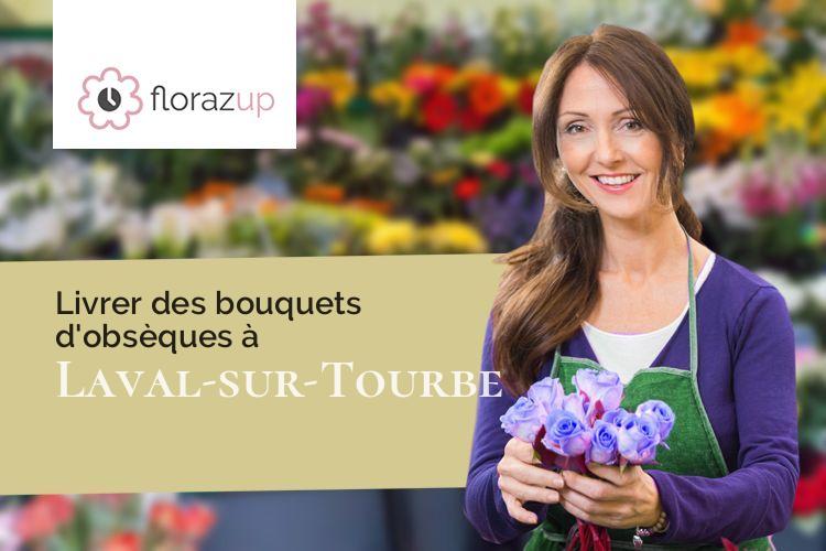 compositions florales pour des obsèques à Laval-sur-Tourbe (Marne/51600)