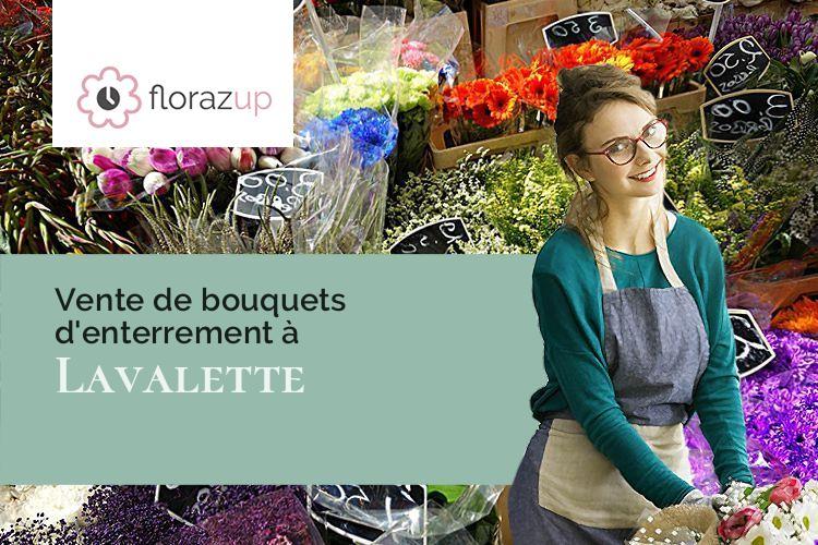 couronnes florales pour des funérailles à Lavalette (Hérault/34700)