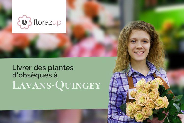 fleurs deuil pour un enterrement à Lavans-Quingey (Doubs/25440)