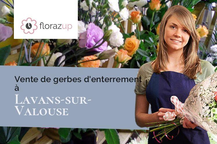 coeurs de fleurs pour des obsèques à Lavans-sur-Valouse (Jura/39240)