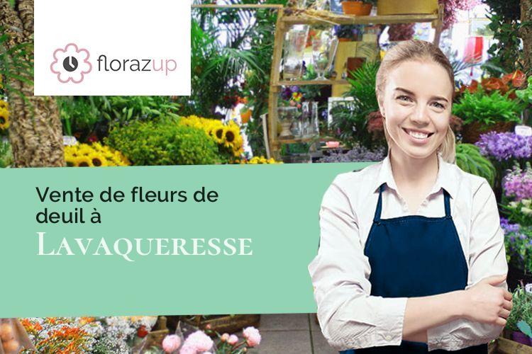 créations florales pour un décès à Lavaqueresse (Aisne/02450)