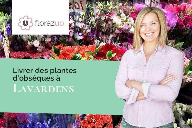 compositions florales pour des obsèques à Lavardens (Gers/32360)