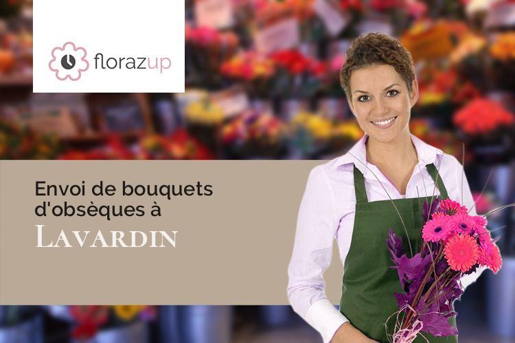 compositions de fleurs pour des funérailles à Lavardin (Sarthe/72240)