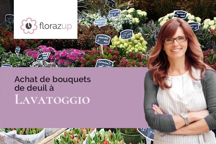 créations florales pour un décès à Lavatoggio (Corse/20225)