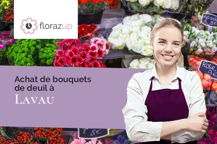 couronnes florales pour une crémation à Lavau (Aube/10150)