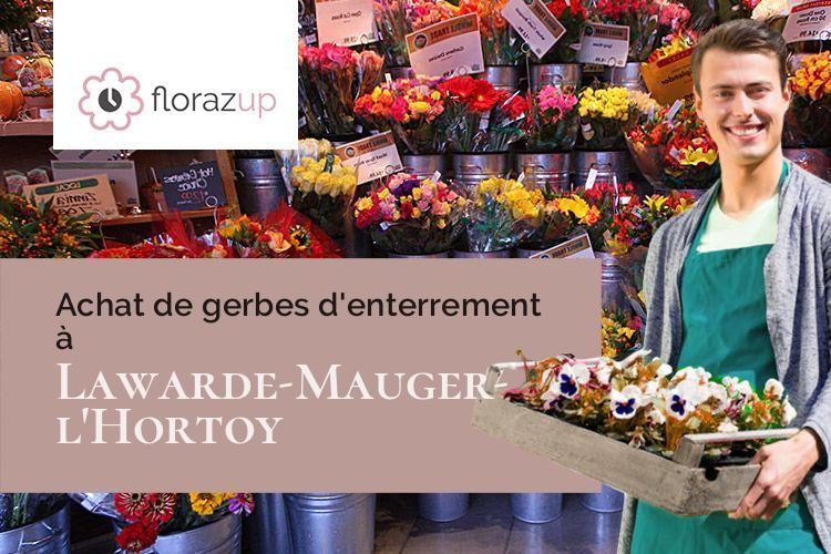 coupes de fleurs pour un enterrement à Lawarde-Mauger-l'Hortoy (Somme/80250)