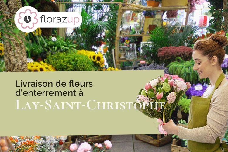 compositions de fleurs pour une crémation à Lay-Saint-Christophe (Meurthe-et-Moselle/54690)