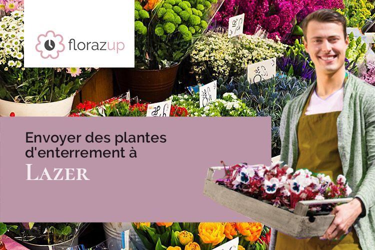 fleurs deuil pour des funérailles à Lazer (Hautes-Alpes/05300)