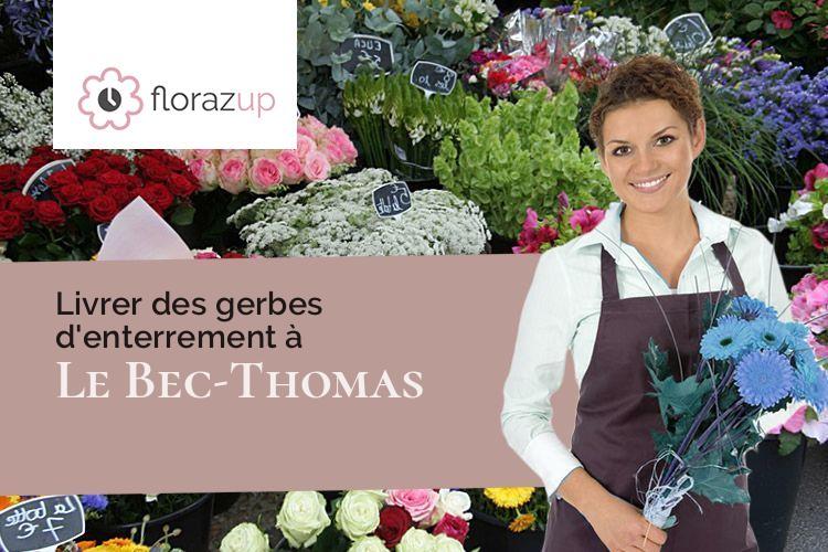 compositions florales pour des obsèques à Le Bec-Thomas (Eure/27370)