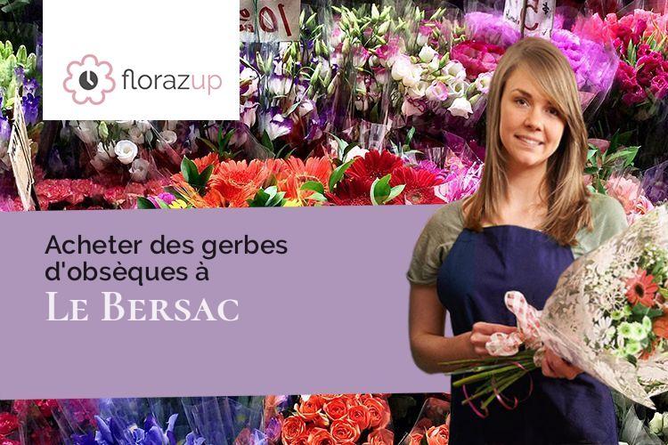 gerbes de fleurs pour des funérailles à Le Bersac (Hautes-Alpes/05700)