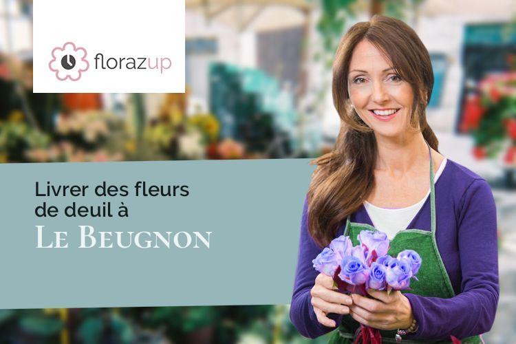 compositions florales pour un enterrement à Le Beugnon (Deux-Sèvres/79130)