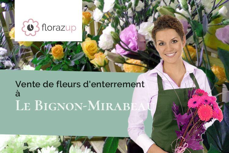 fleurs deuil pour un enterrement à Le Bignon-Mirabeau (Loiret/45210)