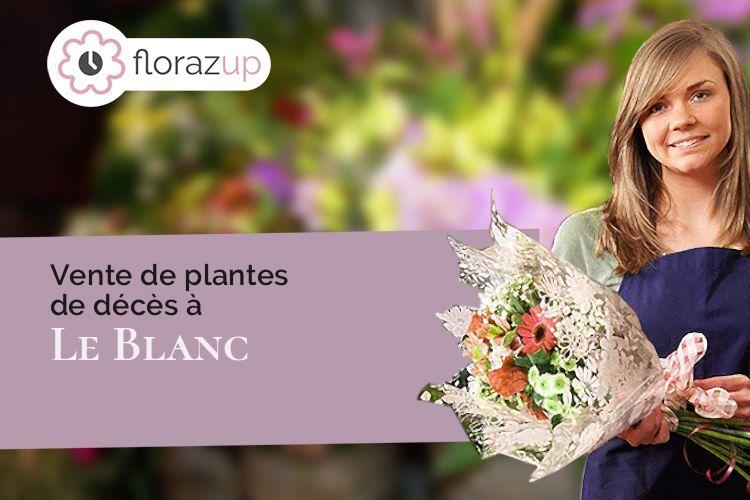 créations de fleurs pour un enterrement à Le Blanc (Indre/36300)