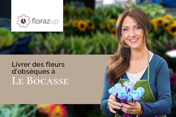 coeurs de fleurs pour un décès à Le Bocasse (Seine-Maritime/76690)
