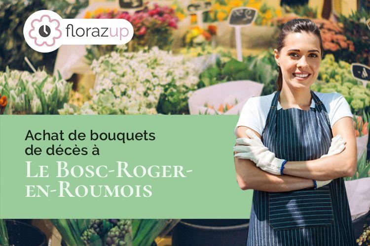 plantes pour des obsèques à Le Bosc-Roger-en-Roumois (Eure/27670)
