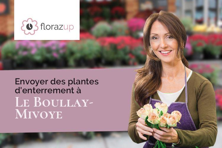 créations de fleurs pour un deuil à Le Boullay-Mivoye (Eure-et-Loir/28210)