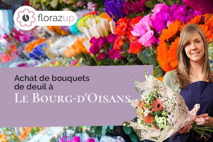 bouquets de fleurs pour un deuil à Le Bourg-d'Oisans (Isère/38520)