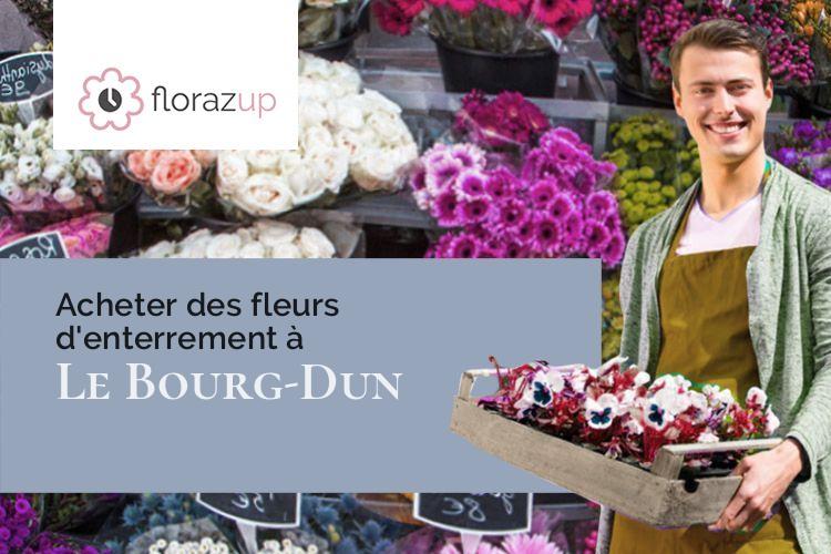 compositions de fleurs pour un deuil à Le Bourg-Dun (Seine-Maritime/76740)