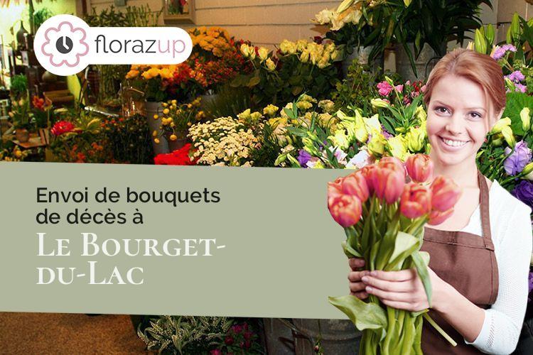 coeur de fleurs pour des funérailles à Le Bourget-du-Lac (Savoie/73370)