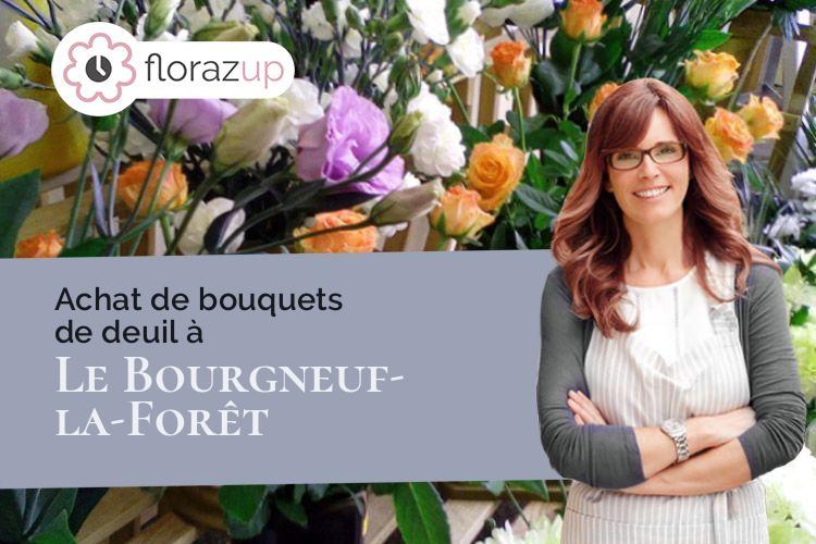 fleurs deuil pour un deuil à Le Bourgneuf-la-Forêt (Mayenne/53410)