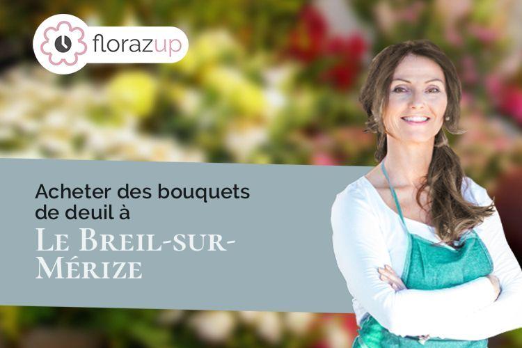 gerbes de fleurs pour des funérailles à Le Breil-sur-Mérize (Sarthe/72370)
