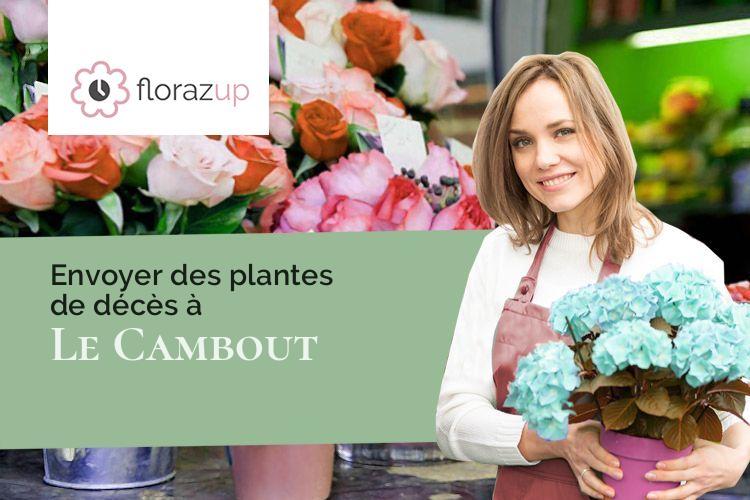 couronnes florales pour un deuil à Le Cambout (Côtes-d'Armor/22210)