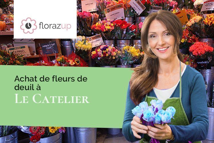 créations florales pour une crémation à Le Catelier (Seine-Maritime/76590)