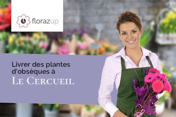 fleurs deuil pour un enterrement à Le Cercueil (Orne/61500)