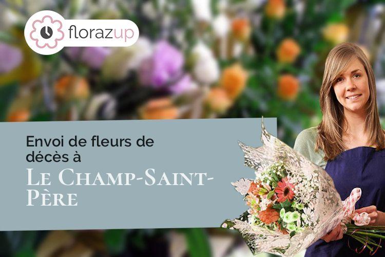 créations florales pour un enterrement à Le Champ-Saint-Père (Vendée/85540)
