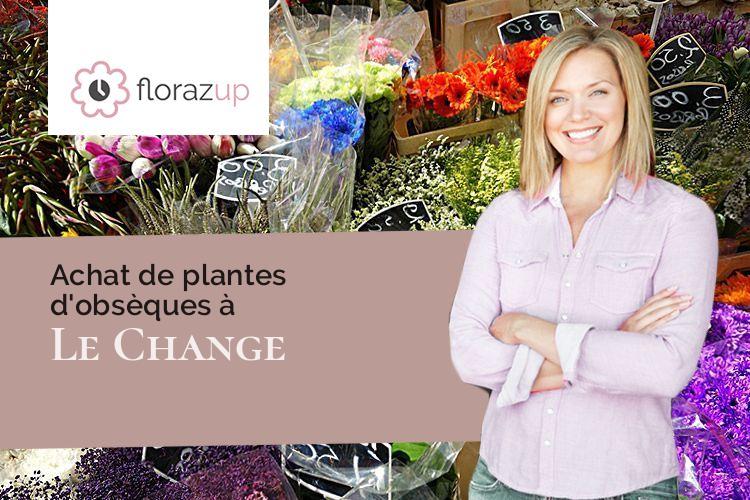 couronnes de fleurs pour une crémation à Le Change (Dordogne/24640)