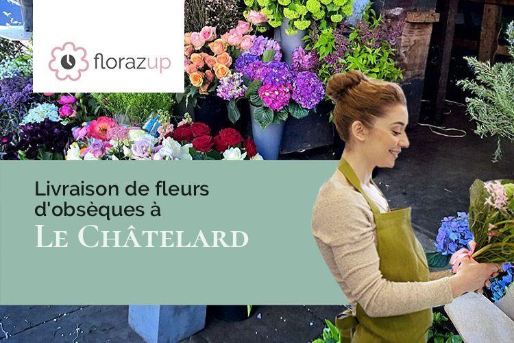 gerbes de fleurs pour un enterrement à Le Châtelard (Savoie/73630)