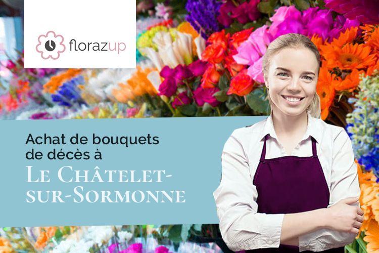 créations de fleurs pour un enterrement à Le Châtelet-sur-Sormonne (Ardennes/08150)