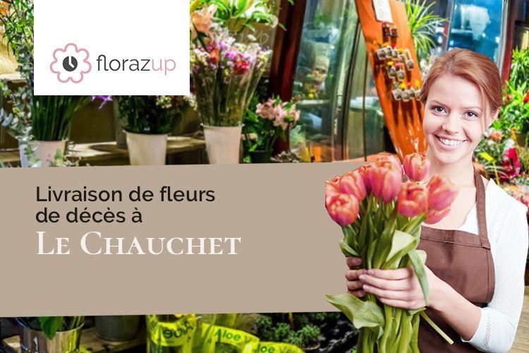fleurs deuil pour un enterrement à Le Chauchet (Creuse/23130)