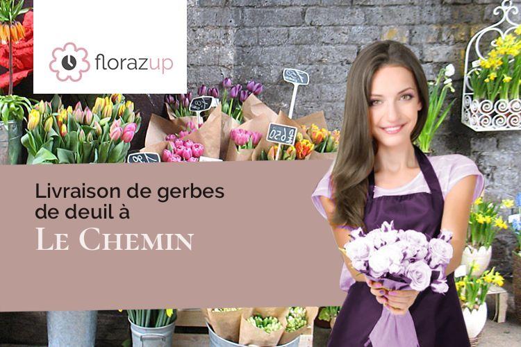 créations florales pour un décès à Le Chemin (Marne/51800)