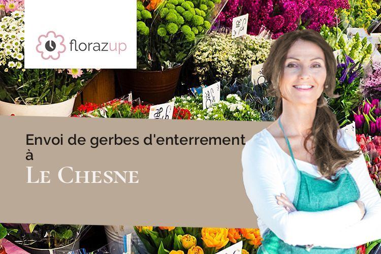gerbes de fleurs pour un décès à Le Chesne (Eure/27160)