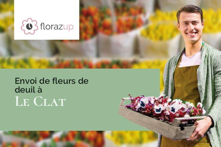 créations florales pour des funérailles à Le Clat (Aude/11140)