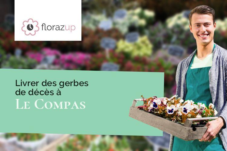 gerbes de fleurs pour une crémation à Le Compas (Creuse/23700)