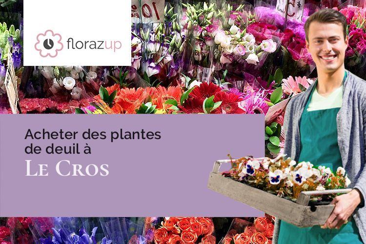 coupes de fleurs pour un deuil à Le Cros (Hérault/34520)